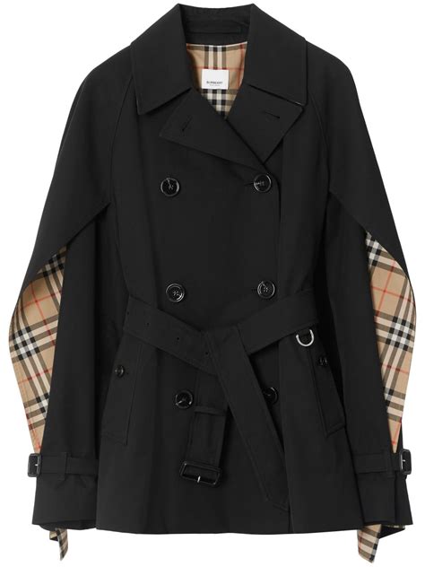 burberry women's cropped trench coat|burberry trench coats women sale.